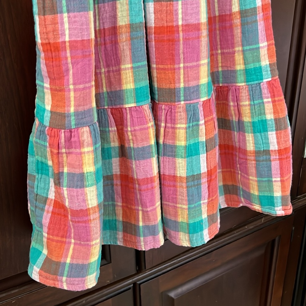 EUC Colorful Cat and Jack girls Easter dress - size 10-12 Large - Picture 3 of 12